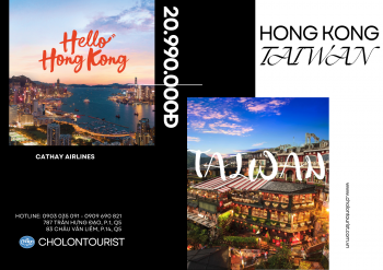 Chương trình du lịch 2023 KHÁM PHÁ HONG KONG - ĐÀI LOAN 6N5Đ 